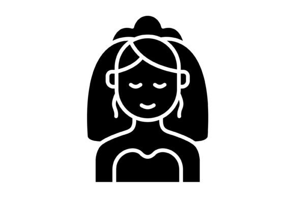 Bride Glyph Icon: A Visual Asset for Modern Designers