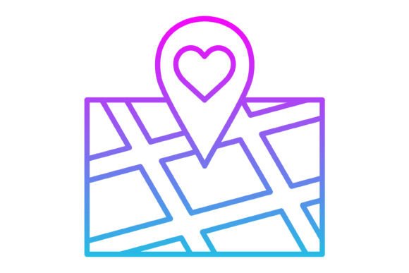Favorite Location Line Gradient Icon: A Designer's Guide