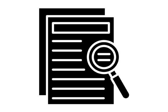 Investigation Glyph Icon: The Ultimate Design Asset