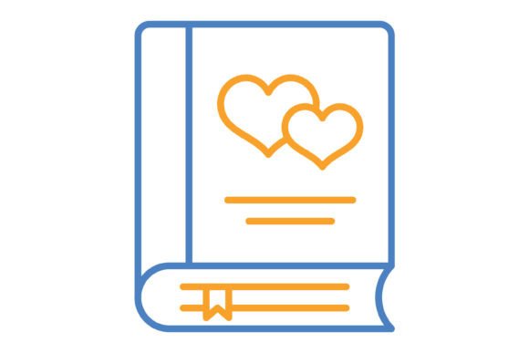 Mastering the Book Blue & Orange Line Icon for Modern Projects