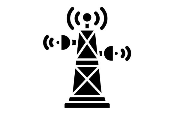 Signal Tower Glyph Icon: Your Guide to This Versatile Design Asset